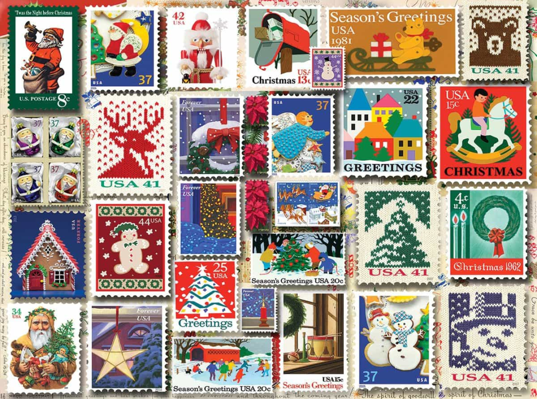 Unmissable USPS Holiday Stamp Classics