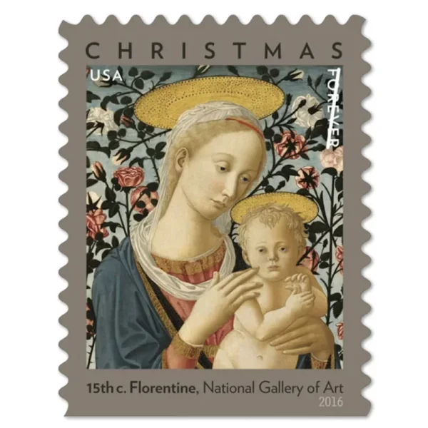 Florentine Madonna And Child Stamps Florentine Madonna And Child Stamps - Image 1