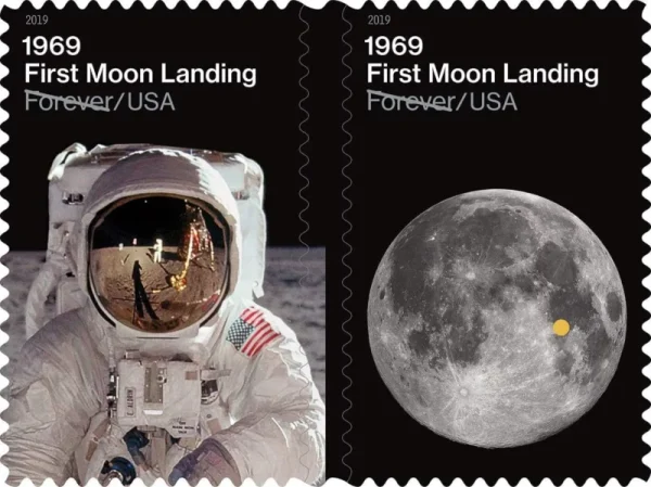 First Moon Landing Forever Stamps First Moon Landing Forever Stamps - Image 1