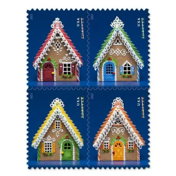 Contemporary Christmas: Gingerbread Houses Stamps Contemporary Christmas: Gingerbread Houses Stamps - Image 1