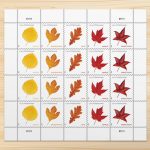 Vibrant Leaves Postcard Stamps(coil)
