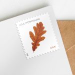 Vibrant Leaves Postcard Stamps - Image 2