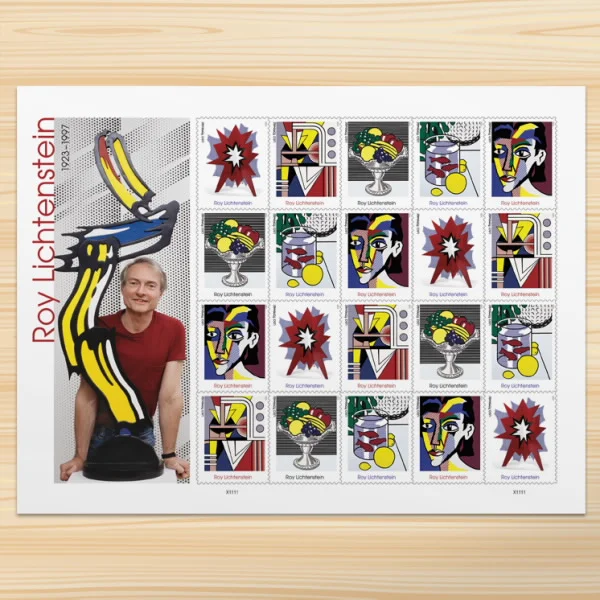 Roy Lichtenstein Stamps Roy Lichtenstein Stamps - Image 2