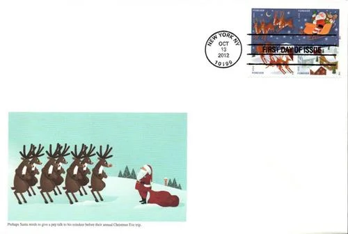 Santa and Sleigh stamps Santa and Sleigh stamps - Image 3