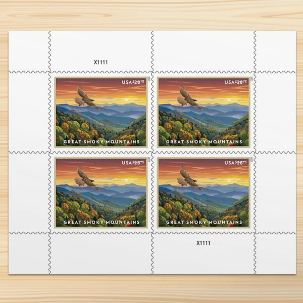 $28.75 Great Smoky Mountains Stamps $28.75 Great Smoky Mountains Stamps - Image 2
