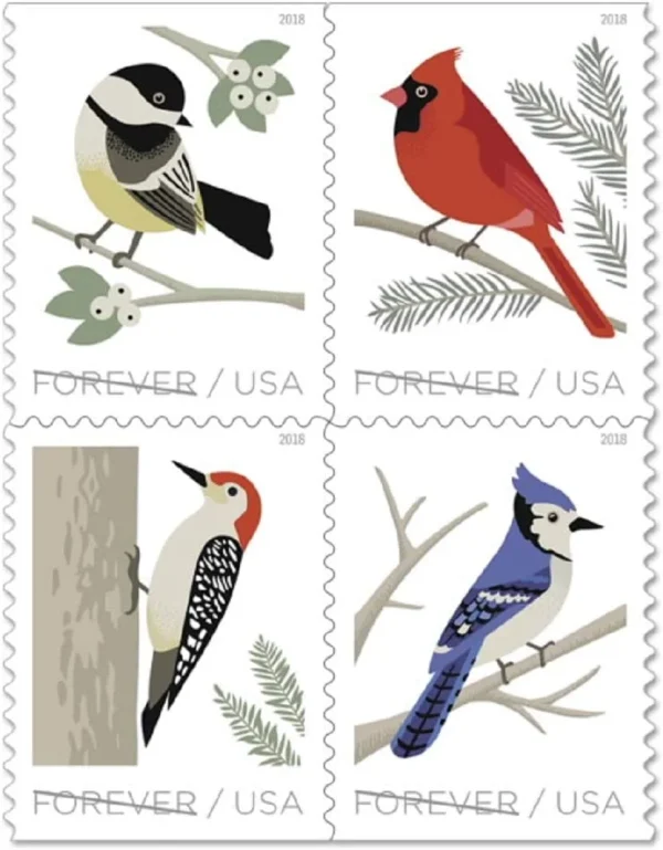 Birds in Winter Stamps Birds in Winter Stamps - Image 2