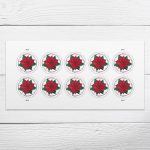 Global: Poinsettia Stamps - Image 2