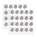 2015 Imperforate Vintage Rose stamps - Image 3
