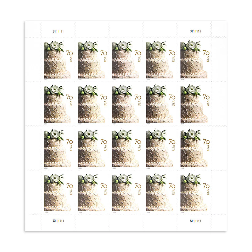 Wedding Cake 2014 Postage Stamps Wedding Cake 2014 Postage Stamps - Image 2