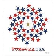 2016 Patriotic Spiral stamps