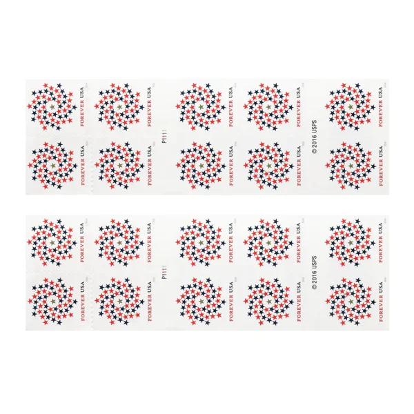 2016 Patriotic Spiral stamps - Image 3