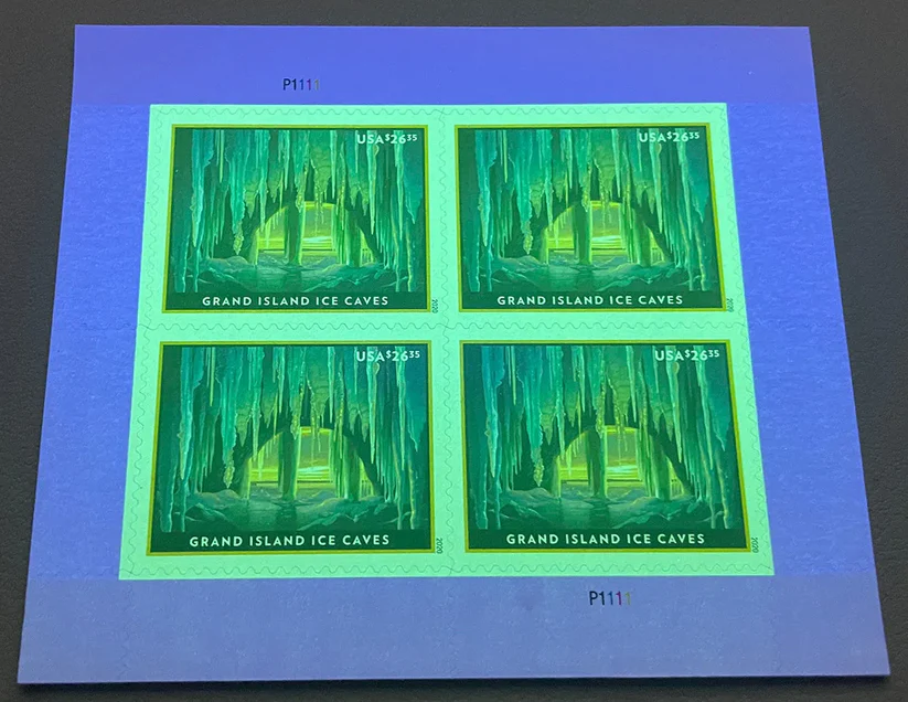 2020 Grand Island Ice Cave Express Priority Stamps 2020 Grand Island Ice Cave Express Priority Stamps - Image 2