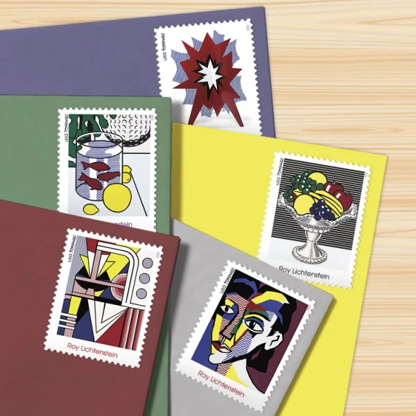 Roy Lichtenstein Stamps Roy Lichtenstein Stamps - Image 3