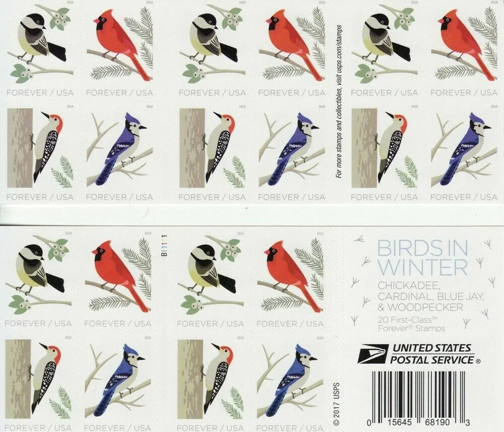 Birds in Winter Stamps Birds in Winter Stamps - Image 3