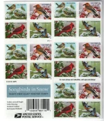 Songbirds in Snow Stamps - Image 3