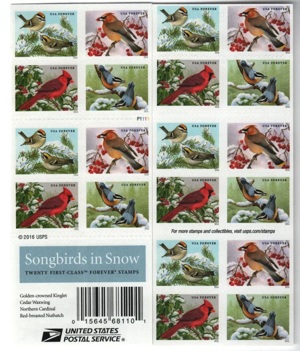 Songbirds in Snow Stamps Songbirds in Snow Stamps - Image 3