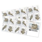 Otters in Snow Stamps - Image 2