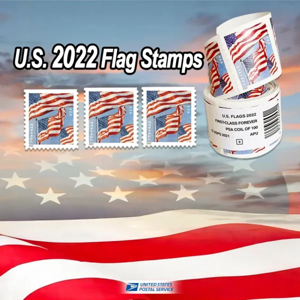 U.S. Flag 2022 Stamps_coil U.S. Flag 2022 Stamps_coil - Image 1
