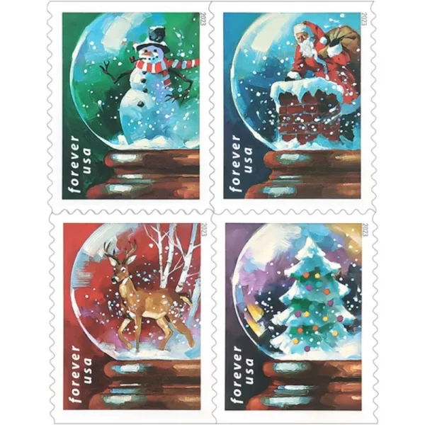 Snow Globes Stamps - Image 1