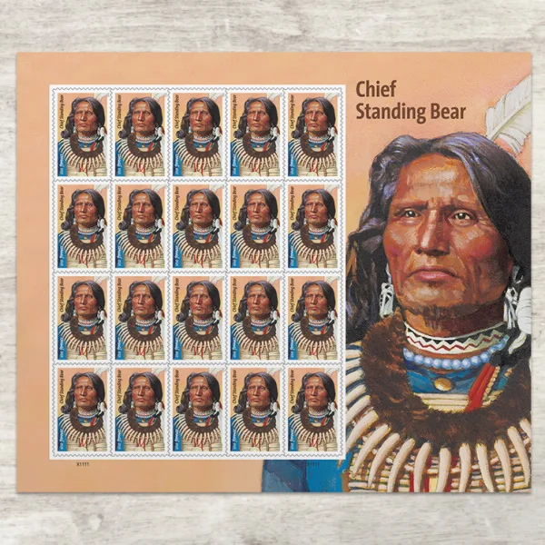 Chief Standing Bear Stamps Chief Standing Bear Stamps - Image 2