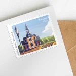 Railroad Stations Stamps - Image 4