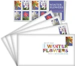 Winter Flowers Stamps - Image 3