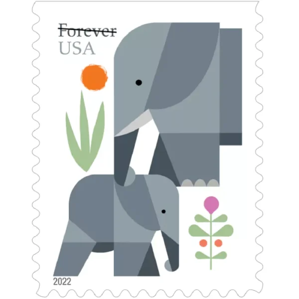 Elephants Stamps Elephants Stamps - Image 1