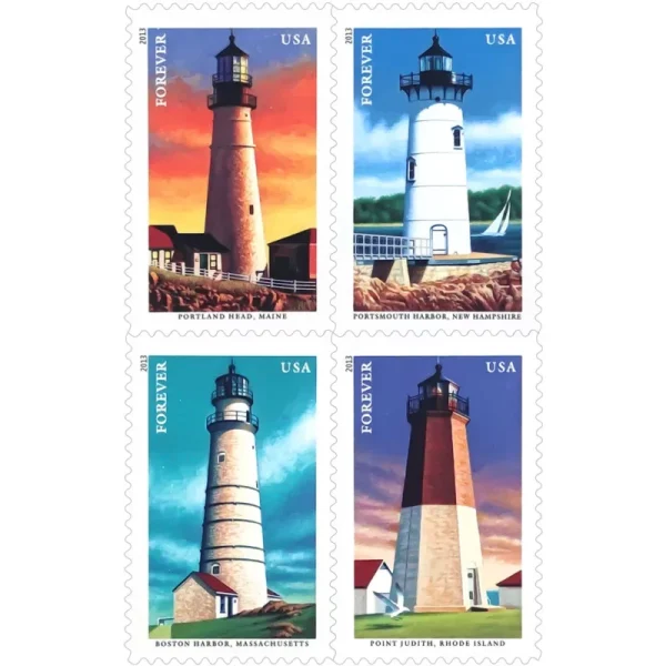 Mid Atlantic Lighthouses Stamps - Image 1