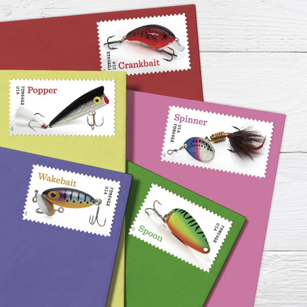 Freshwater Fishing Lures Stamps Freshwater Fishing Lures Stamps - Image 3