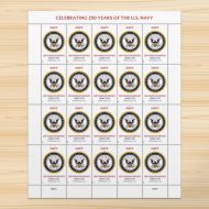 U.S. Navy 250th Stamps