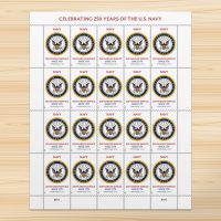 U.S. Navy 250th Stamps