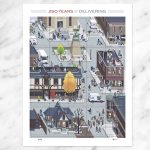 250 Years of Delivering," "USPS 250th Anniversary," and "Chris Ware stamps