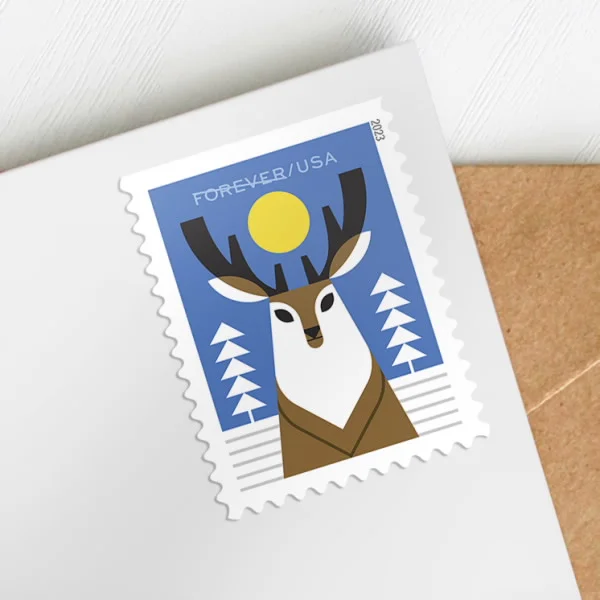 Winter Woodland Animals Stamps Winter Woodland Animals Stamps - Image 3