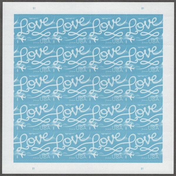 2017 Love Series: Airplane Skywriting Love Stamps 2017 Love Series: Airplane Skywriting Love Stamps - Image 2