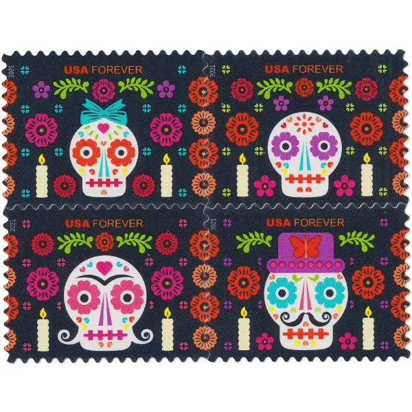 Day of the Dead Stamps - Image 1