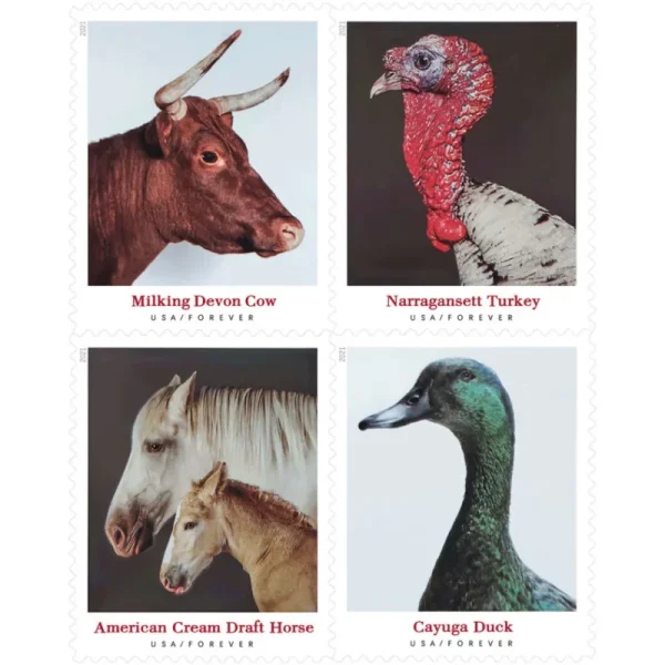 2021 Heritage Breeds Stamps - Image 1