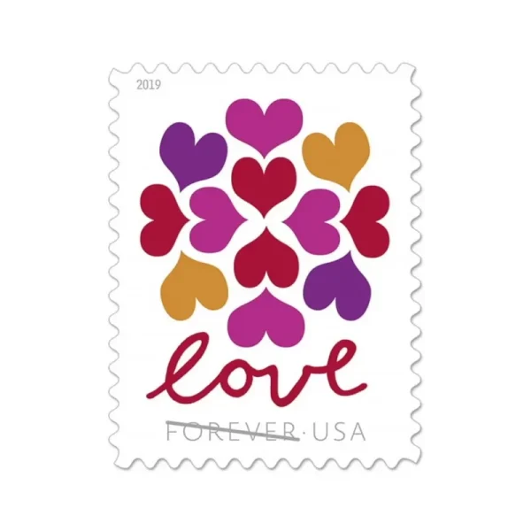 Hearts Blossom Stamps Hearts Blossom Stamps - Image 1