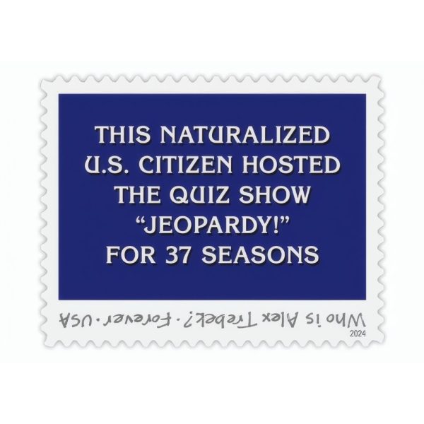 2024 Alex Trebek Stamps - Image 1