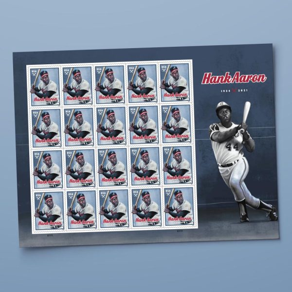 Hank Aaron 2024 Stamps - Image 2