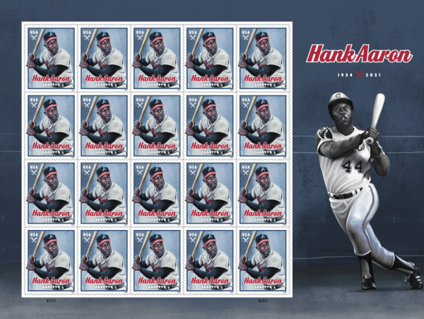 Hank Aaron 2024 Stamps - Image 1