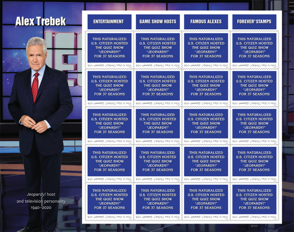 2024 Alex Trebek Stamps - Image 2