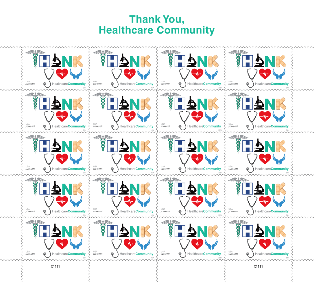 Thank You, Healthcare Community 2024 Stamps Thank You, Healthcare Community 2024 Stamps - Image 2