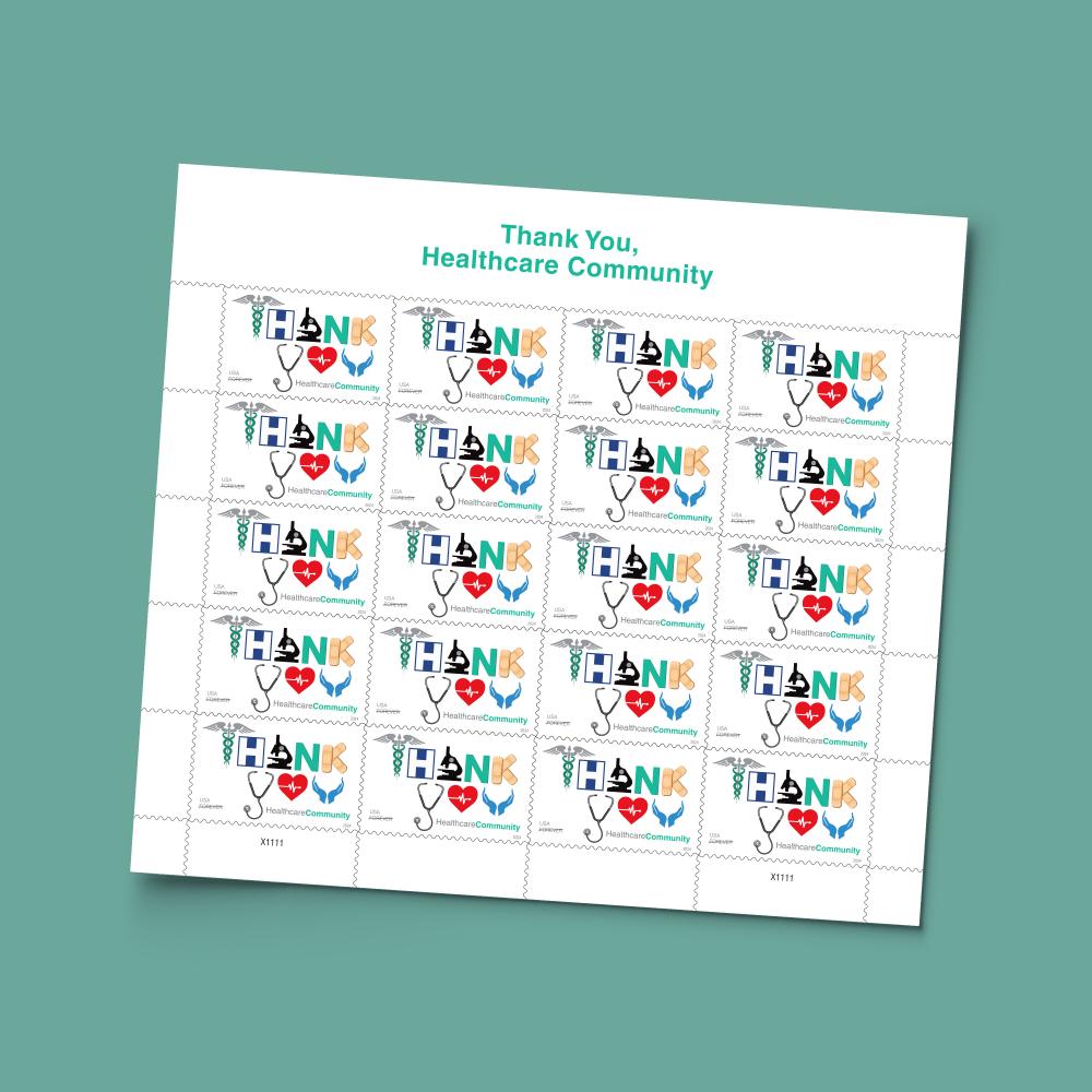 Thank You, Healthcare Community 2024 Stamps Thank You, Healthcare Community 2024 Stamps - Image 3