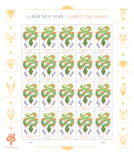 Lunar New Year - Year of the Snake Stamps - Image 2