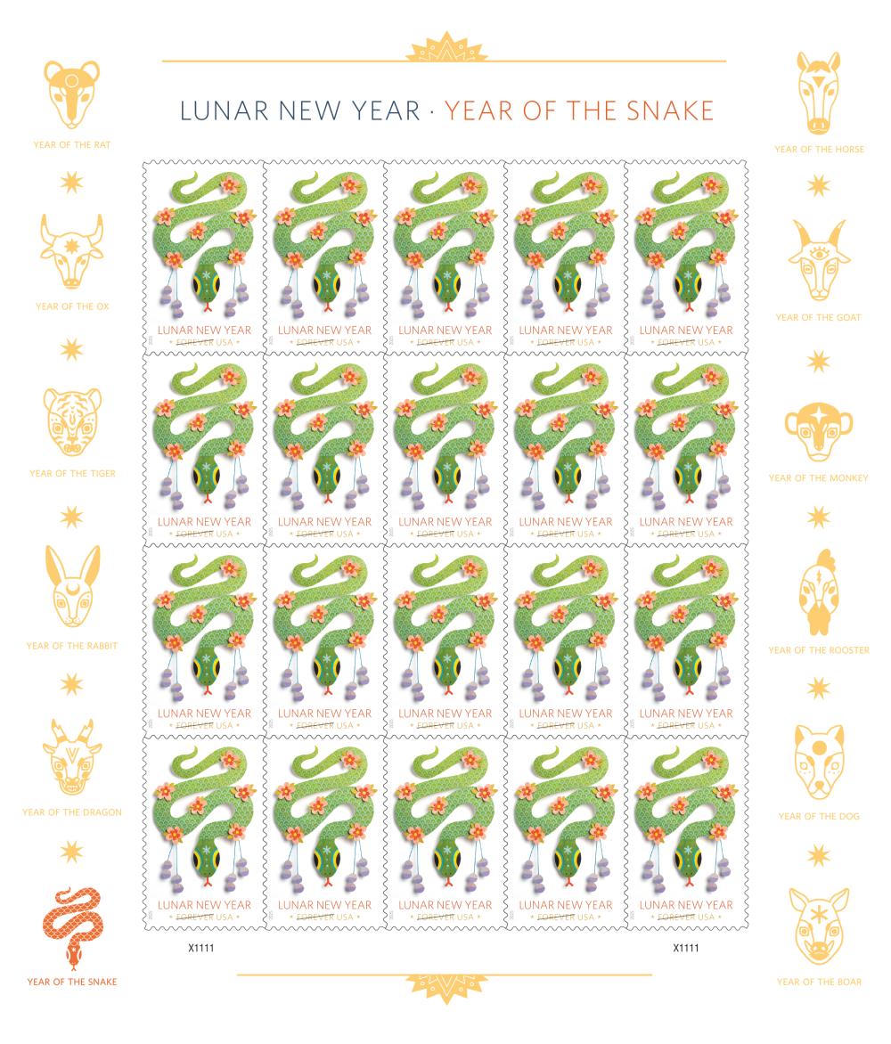 Lunar New Year - Year of the Snake Stamps Lunar New Year - Year of the Snake Stamps - Image 2