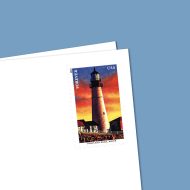 2013 New England Coastal Lighthouses Imperforate stamps