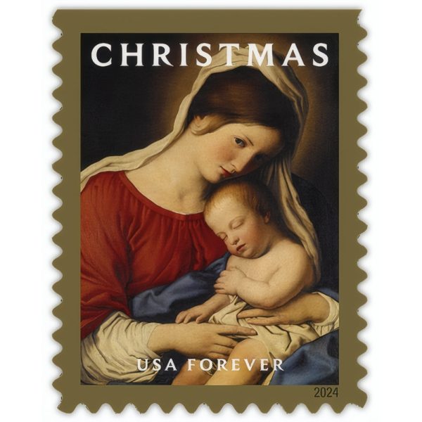 Christmas Madonna and Child Stamps Christmas Madonna and Child Stamps - Image 1