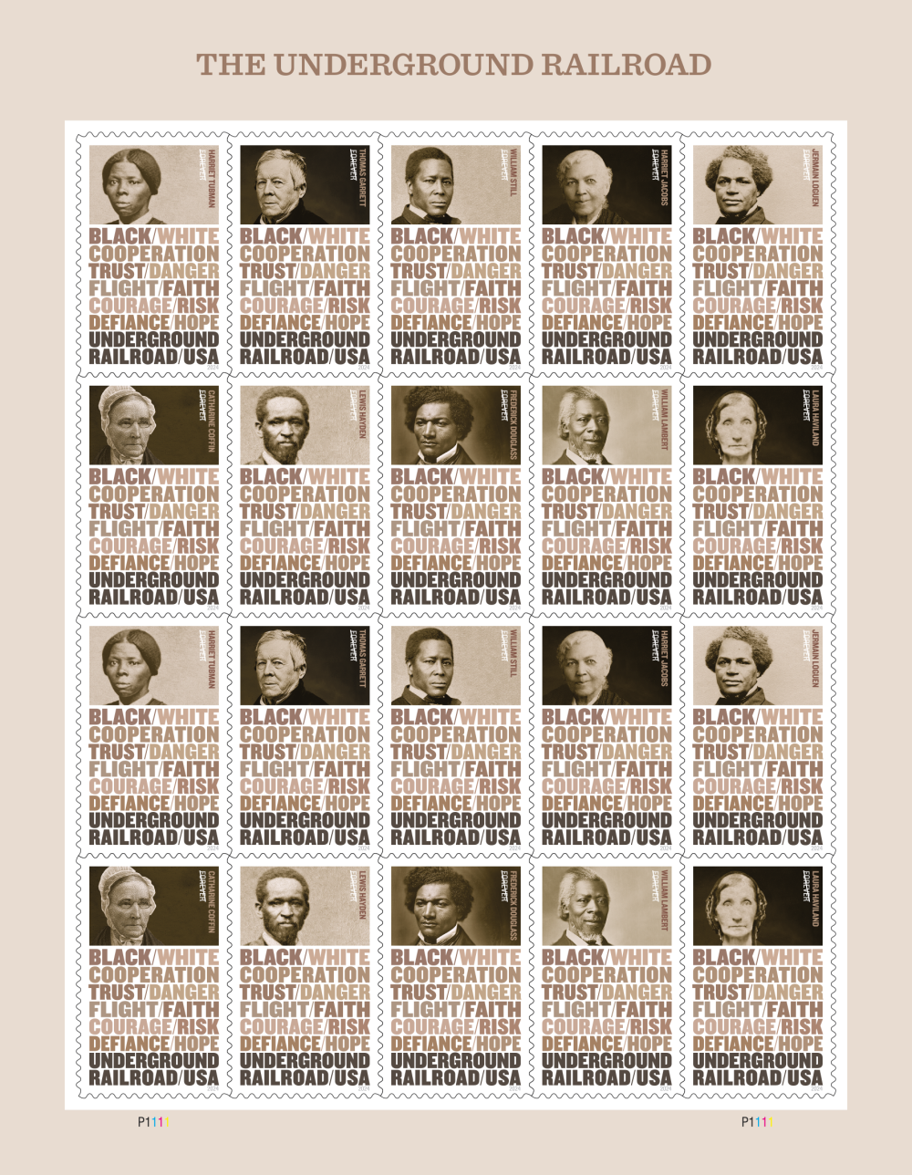 The Underground Railroad 2024 Stamps The Underground Railroad 2024 Stamps - Image 2