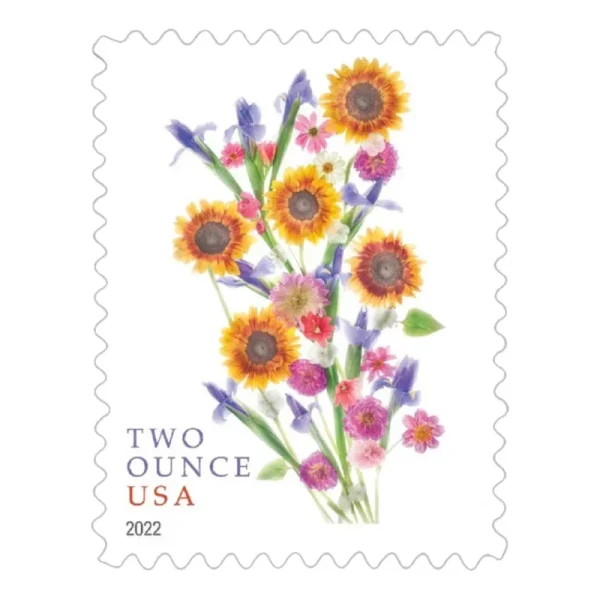 Sunflower Bouquet Stamps Two Ounce Sunflower Bouquet Stamps Two Ounce - Image 1