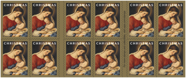 Christmas Madonna and Child Stamps Christmas Madonna and Child Stamps - Image 2